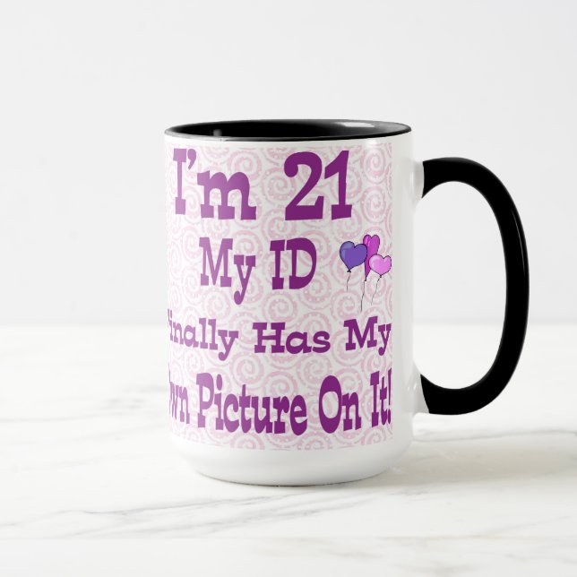 Caneca Tenho 21 ID Mug (Direita)