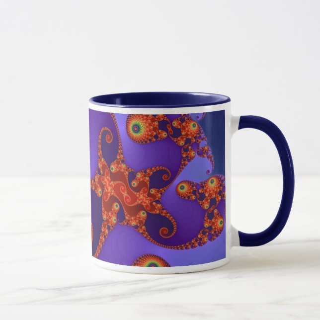 Caneca Tentáculos Arco-íris (Direita)
