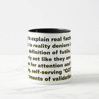 Caneca Tentando explicar fatos reais, "man-splaining"