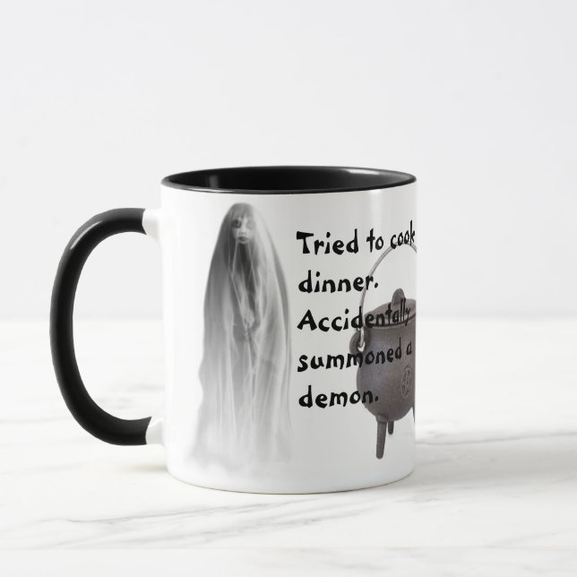 Caneca Tentou cozinhar Janto Chamado Acidentalmente de De (Esquerda)