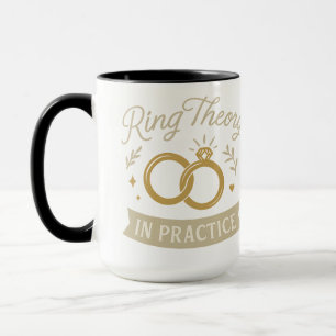 Caneca Teoria dos Anéis na Prática Presentes de Hallowe