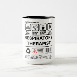 Caneca Terapêutica Respiratória Engraçada Tratamento de I