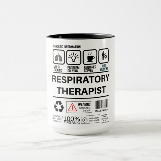 Caneca Terapêutica Respiratória Engraçada Tratamento de I (Centro)