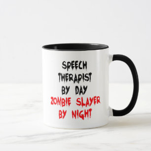 Caneca Terapia de Discurso Zombie Slayer
