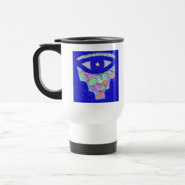 Caneca Térmica ח מ ס hamsa floral ה (Esquerda)