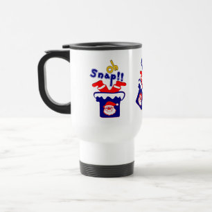 Caneca Térmica 🎅 تOh! Papais noeis desajeitados presos em uma ch