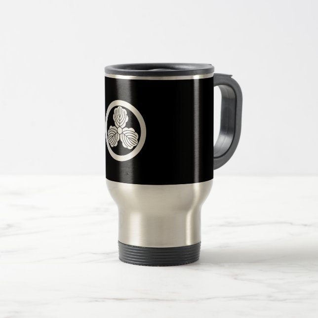 CANECA TÉRMICA 丸に三つ柏 (Frente Esquerda)
