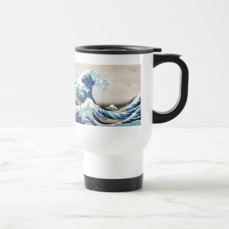 Caneca Térmica 北 斎 Onda do Excelente Fora de Kanagawa Hokusai Fin