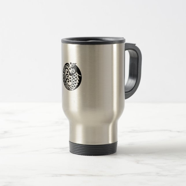 CANECA TÉRMICA 鯉に波 (Frente Esquerda)