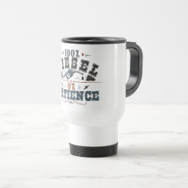 Caneca Térmica 100% Diesel 0% Patience Vintage Graphic
