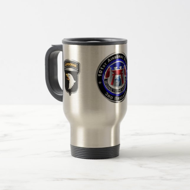 Caneca Térmica 101ª Divisão Aerotransportada 3ª Brigada ‘RAKKASAN (Frente Esquerda)