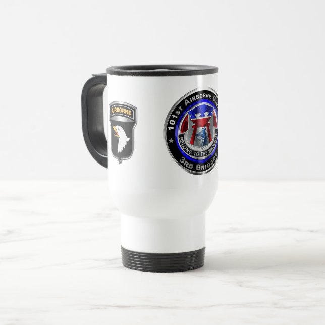 Caneca Térmica 101ª Divisão Aerotransportada 3ª Brigada ‘RAKKASAN (Frente Esquerda)