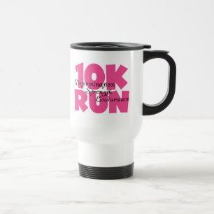Caneca Térmica 10.000 Esportes Rosa Em Execução