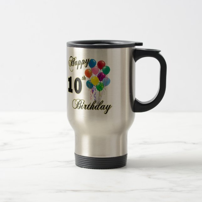 Caneca Térmica 10ns presentes de aniversário e roupa felizes do (Direita)