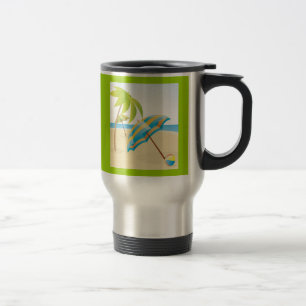 Caneca Térmica 1285317288593465528Paredes de praia de Verão