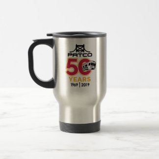 Caneca Térmica 15 de logotipo do 50º aniversário do PATCO