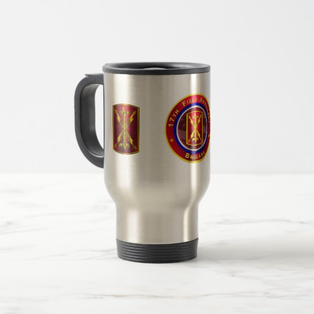 Caneca Térmica 17.ª Brigada de Artilharia de Campo "Thunderbolt" (Frente Esquerda)