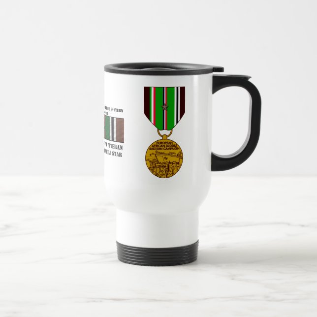 CANECA TÉRMICA 1 ESTRELA DE BATALHA/VETERAN DA II GUERRA MUNDIAL (Direita)