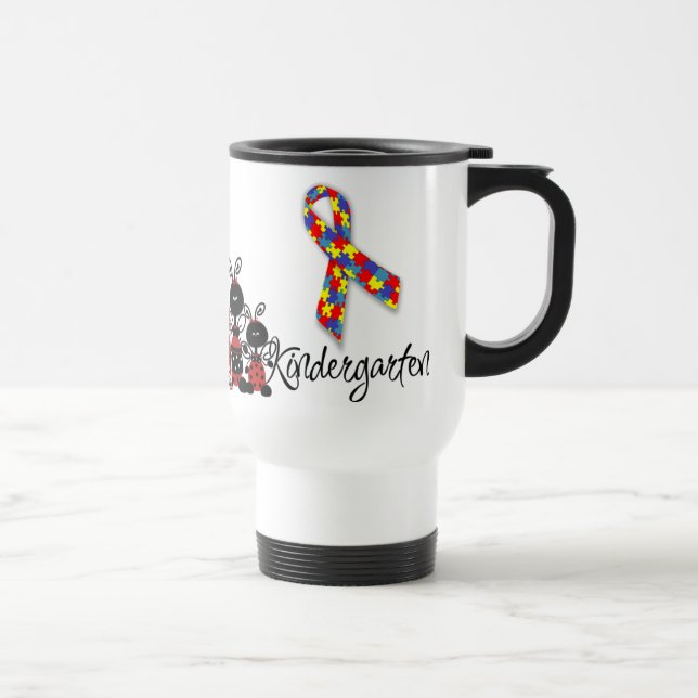 Caneca Térmica #1Mug de Consciência do Autismo (Direita)