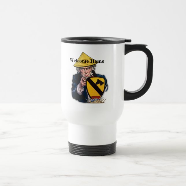 Caneca Térmica 1rua de cavalga de cavalga vietnam copos de guerra (Direita)