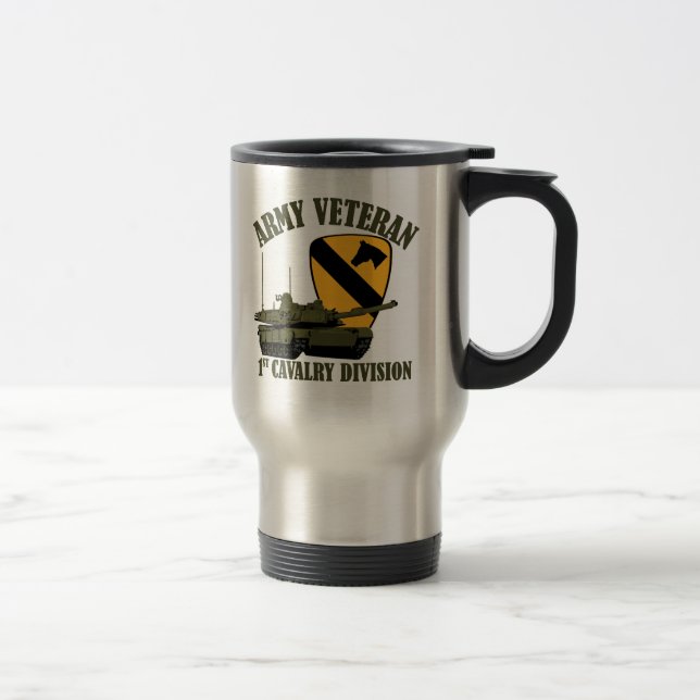 Caneca Térmica 1rua Vet do Exército Cav - Tanque M1 (Direita)