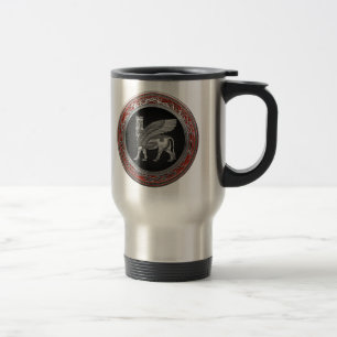 Caneca Térmica [200] Touro Assírio - Silver Lamaçu