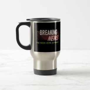 Caneca Térmica 20 anos de trabalho Aniversário 20 funcionários