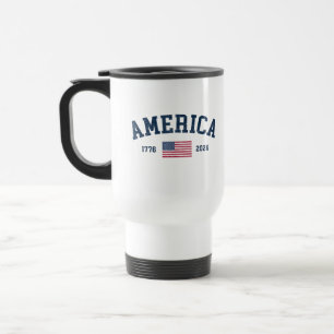 Caneca Térmica 250 Anos Bandeira América EUA 4 de Julho 2026