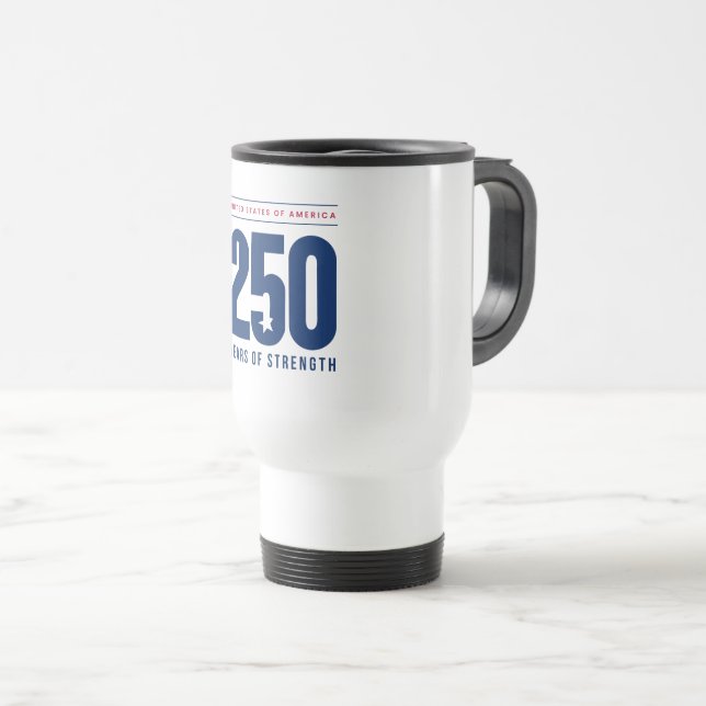 Caneca Térmica 250 Years of Strength (Frente Esquerda)