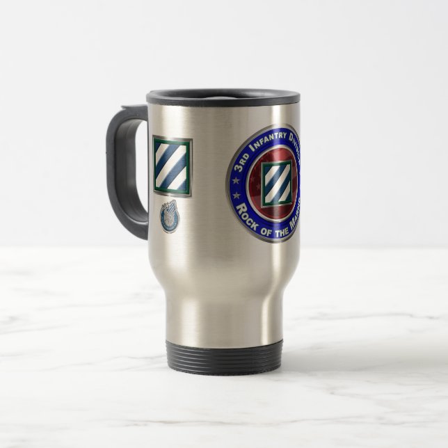 Caneca Térmica 3ª Divisão de Infantaria Rocha do Marne! (Frente Esquerda)