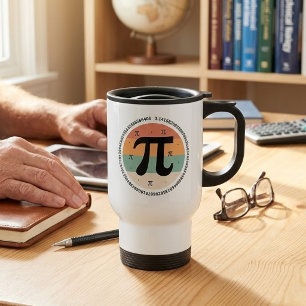 Caneca Térmica 3.14 Design do Dia Nacional do Pi - Ideia de Prese