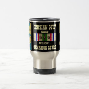 CANECA TÉRMICA 3 ESTRELAS DE CAMPANHA VETERANO DE GUERRA DO GOLFO