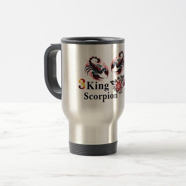 Caneca Térmica 3 King Sporpion Tumbler (Frente Esquerda)