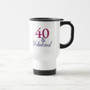 Caneca Térmica 40 e fabuloso (aniversário de 40 anos)