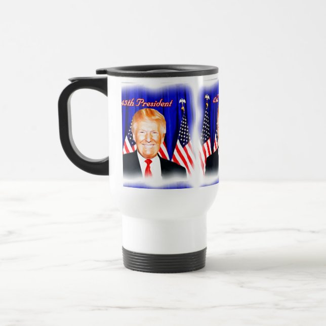 Caneca Térmica 45º Presidente Donald Trump _ (Esquerda)