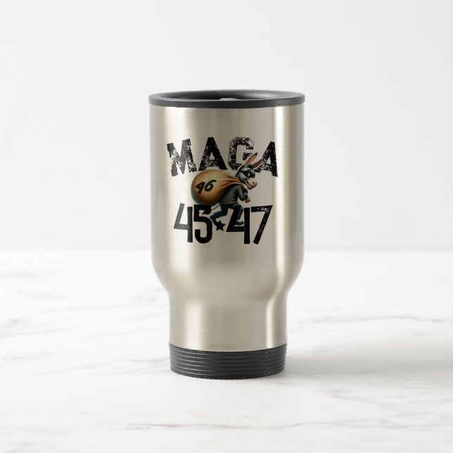 Caneca Térmica 45 | 46 ROUBADO | 47 Trump 2024 (Centro)