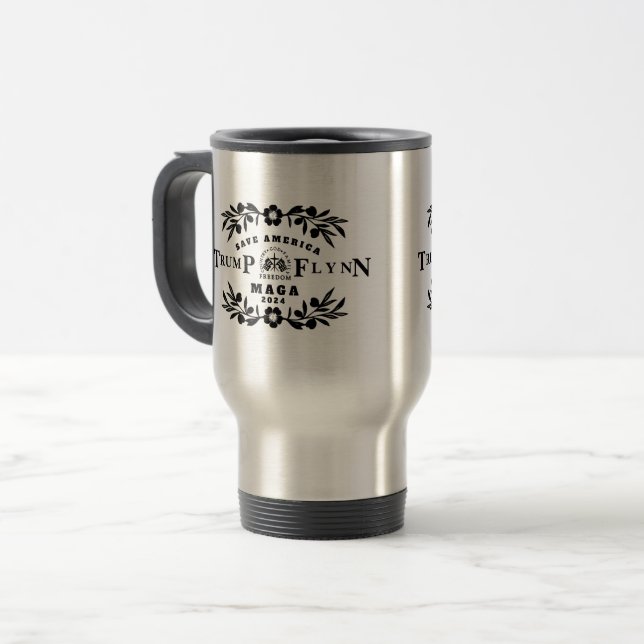 Caneca Térmica 47 Trump Flynn 2024 (Frente Esquerda)