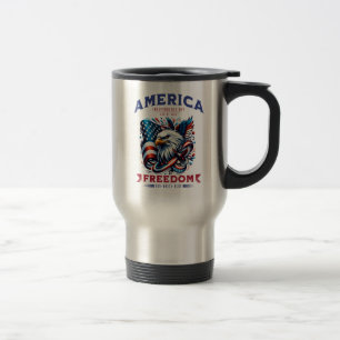 Caneca Térmica 4 de julho de American Eagle Sublimation-61901