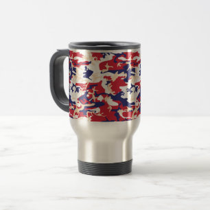 Caneca Térmica 4 de Julho, Dia da Independência, Bege Camuflagem