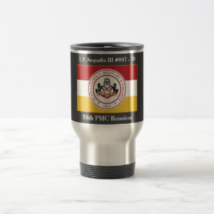 Caneca Térmica * 50ª Mug de Reunião PERSONALIZADA - duas opçõ