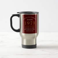 50º aniversário de 1971 Vermelho Dourado por ela p