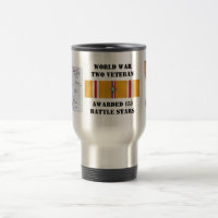 5 ESTRELAS BATALHAS/VETERAN DA II GUERRA MUNDIAL