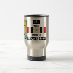 CANECA TÉRMICA 5 ESTRELAS DE CAMPANHA IRAQUE VETERAN