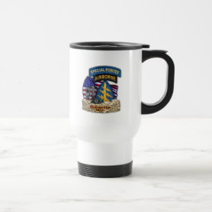 Caneca Térmica 5 forças especiais grupo iraq vets veteranos Mug