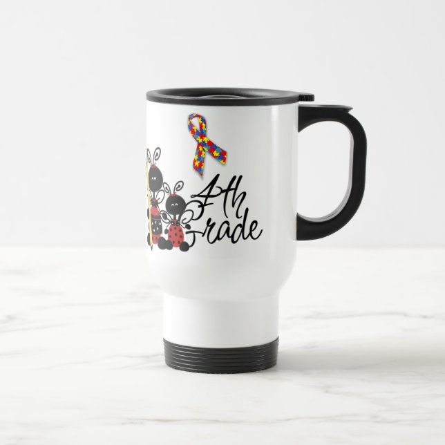 Caneca Térmica #5 Mug de Consciência do Autismo (Direita)
