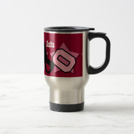 Caneca Térmica 60th Aniversário com nome feito sob encomenda S16Z
