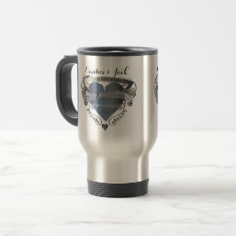 Caneca Térmica 6 Casamento Aniversário do Coração de Ferro Emblem