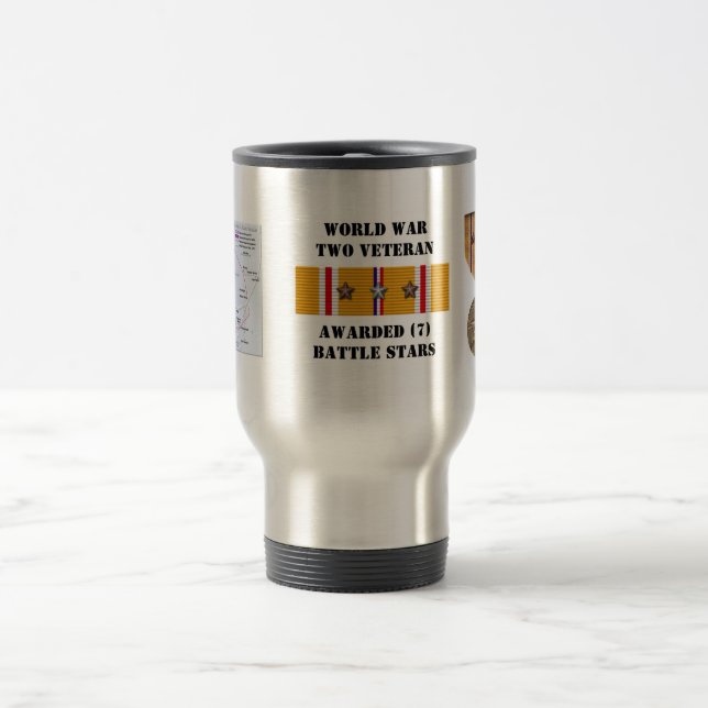 CANECA TÉRMICA 7 BATALHAS/VETERANO DA II GUERRA MUNDIAL (Centro)