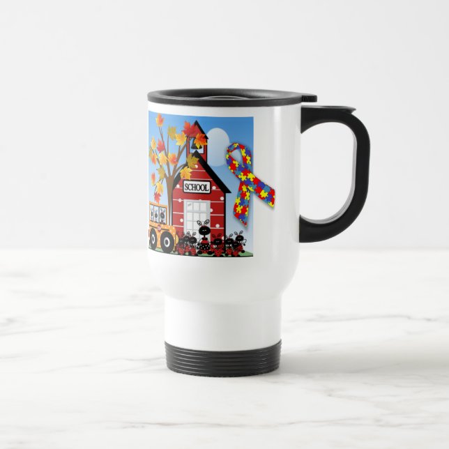 Caneca Térmica #9 Mug de Consciência do Autismo (Direita)