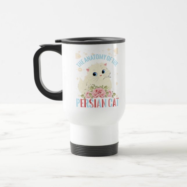 Caneca Térmica A Anatomia do Gato Persa (Esquerda)